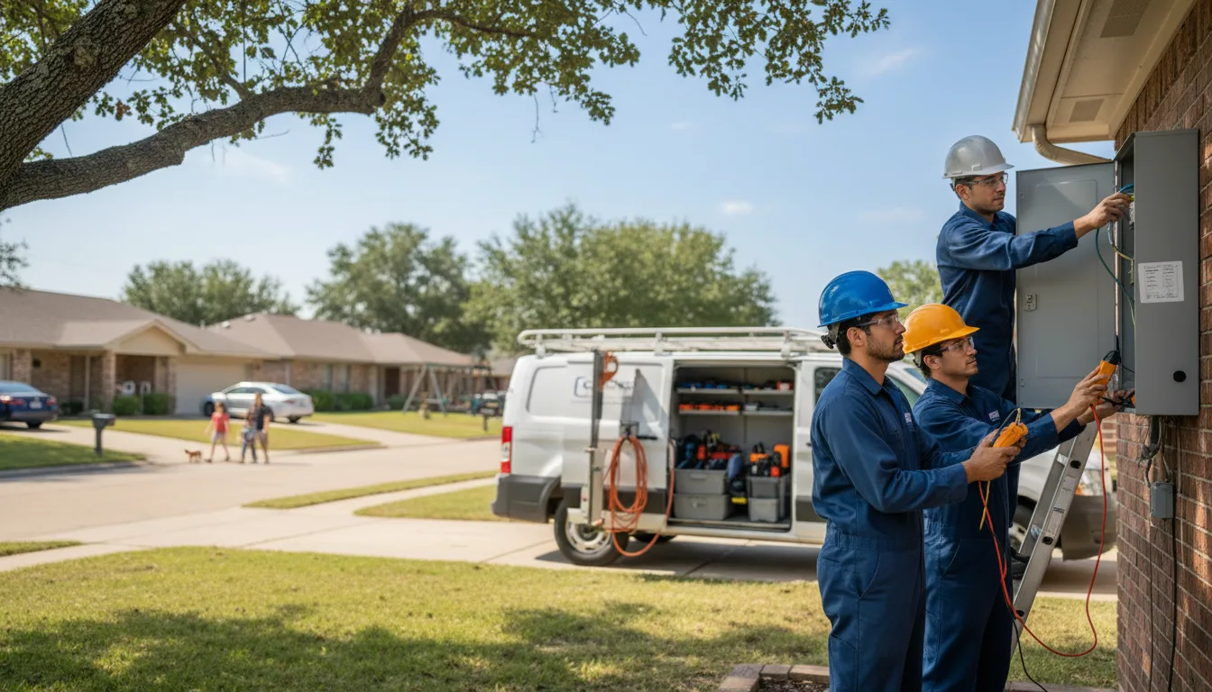 Certified electrician providing emergency electrical services in Midland, OR